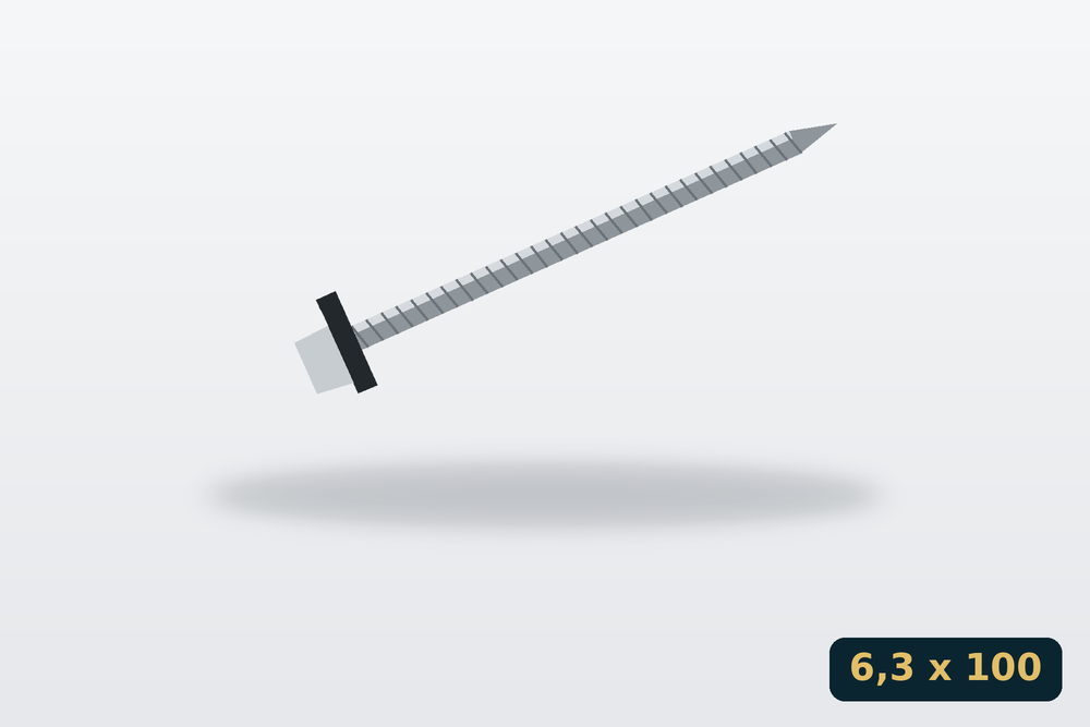 Rögzítőcsavar önfúró 6,3 x 100 mm