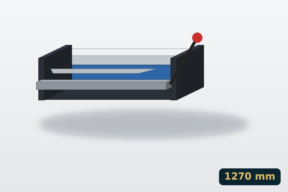Kézi lemezhajlító (élhajlító) 1270 mm