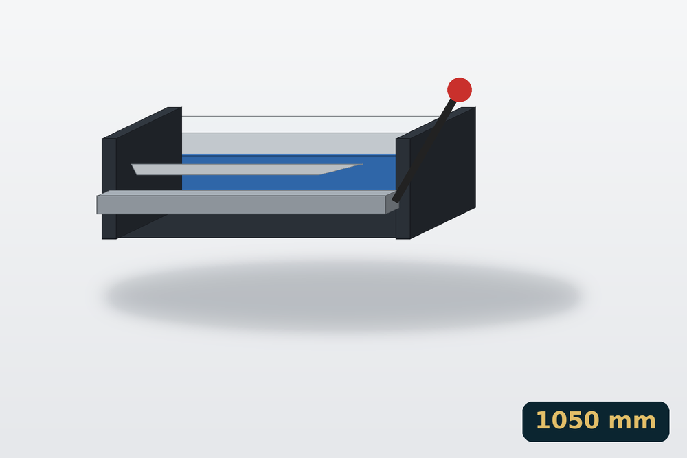Kézi lemezhajlító (élhajlító) 1050 mm