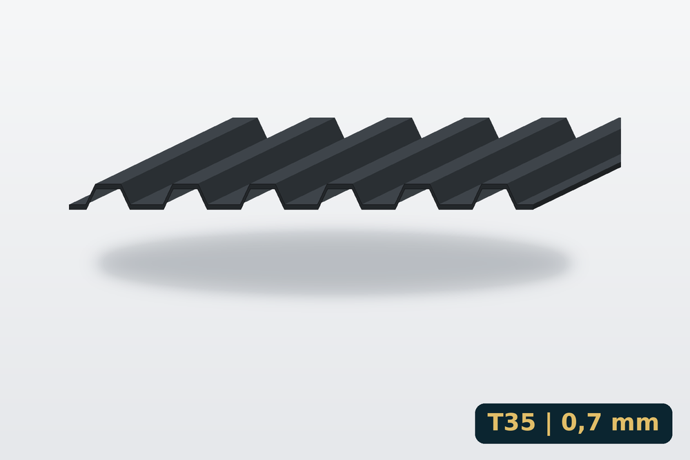 Trapézlemez T35 0,7 mm